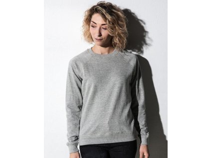 Dámská raglánová French Terry mikina Lilou přes hlavu 280 g/m (Barva černá, Velikost XS)