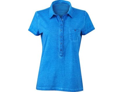 Dámská slim-fit polokošile Gipsy s kapsičkou (Velikost S, Barva modrá atlantická)