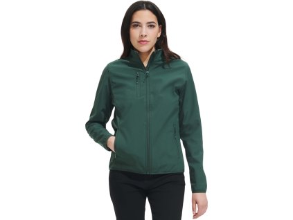 Dámská softshellová bunda Radian s náprsní kapsičkou (Velikost S, Barva černá)