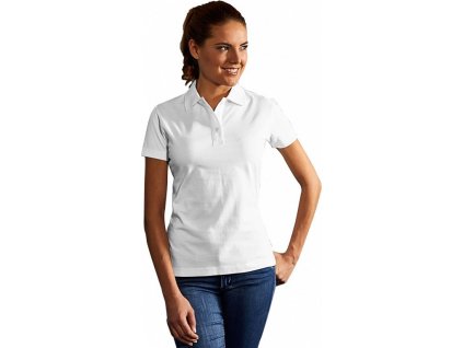 Dámská vypasovaná bavlněná polokošile 180g/m (Velikost S, Barva bílá)