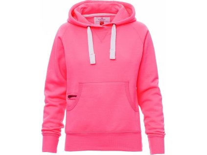 Dámská vyštíhlená fluorescentní mikina Atlanta+ (Velikost XS, Barva růžová fuchsiová fluorescenční)