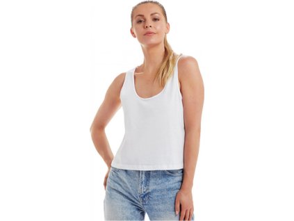 Dámské crop top tílko 150 g/m (Velikost S, Barva černá)