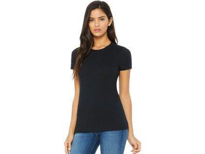 Dámské lehké prodloužené tričko Bella Favorite (Velikost S, Barva šedá melír)