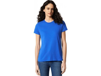 Dámské měkčené bavlněné tričko Softstyle Gildan (Velikost S, Barva červená rajčatová antiq)