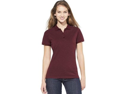 Dámské regular fit polo tričko Brandy Fair Wear (Velikost XS, Barva šedá tmavá - bílá)