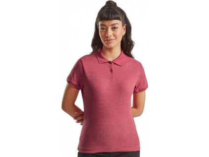 Dámské směsové polo s bočními rozparky (Velikost XS, Barva černá)