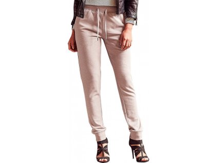 Dámské tepláky na běhání v úzkém střihu (Velikost XS, Barva černá)