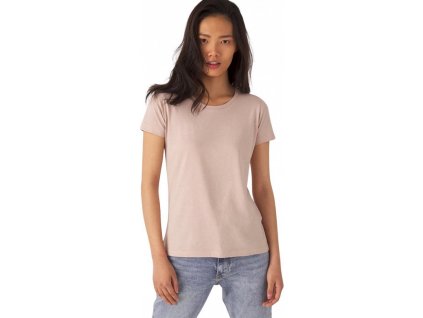 Dámské tričko Inspire se žebrovaným límcem (Barva bílá, Velikost XS)