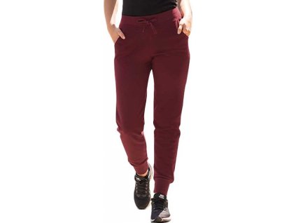 Dámské úzce střižené tepláky na běhání (Velikost XS, Barva černá)