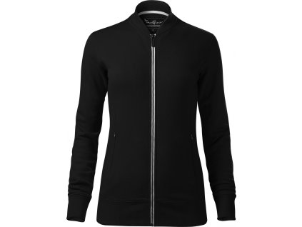 28434 4 damsky celopropinaci bomber malfini s kontrastnim kovovym zipem cerna vel xl