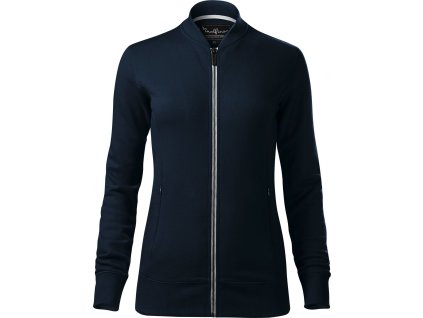 28440 5 damsky celopropinaci bomber malfini s kontrastnim kovovym zipem modra namorni vel xs