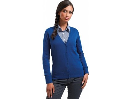 Dámský pletený svetr s výstřihem do véčka (Velikost XS (8), Barva černá)