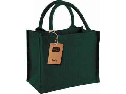 Dárková jutová taška Westford Mill 26 x 22 x 14 cm (Velikost 26 x 22 x 14 cm, Barva přírodní)
