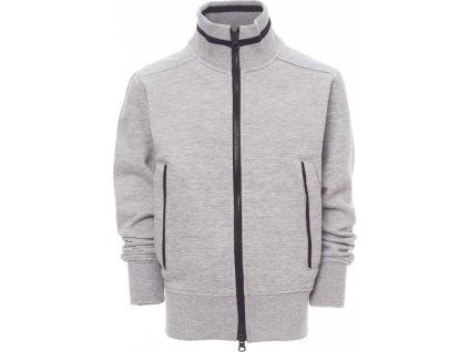 Dětská mikina Junior+ v melírové variantě (Velikost 3-4 roky, Barva ŠEDÁ MELANŽOVÁ/NÁMOŘNICKÁ MODRÁ)