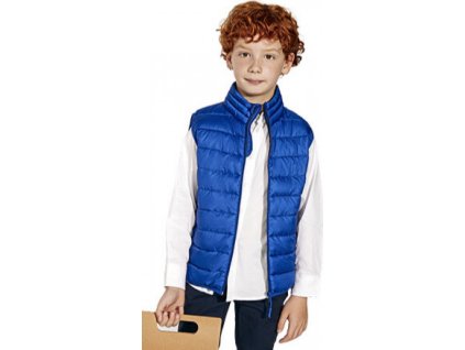 Dětská zateplená prošívaná vesta Oslo s měkkou výplní a podšívkou (Velikost 4 Jahre, Barva černá)