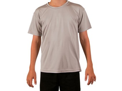 Dětské funkční tričko z mikrovlákna s ochranou proti slunci UPF +50 (Velikost S, Barva šedá)