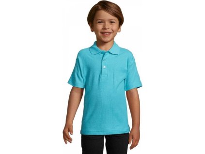 Dětské polo tričko Sol´s (Barva Atoll Blue, Velikost 4 roky (96/104))