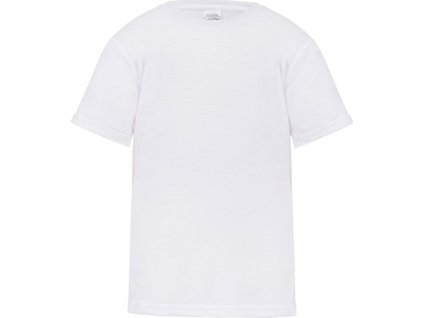 Dětské tričko Just Sub vhodné na sublimační potisk 100% polyester (Velikost 3-4 roky , Barva bílá)