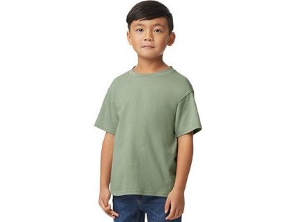 Dětské tričko Softstyle® se střední gramáží (Velikost XS (104/110), Barva žlutá)