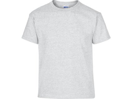 Dětské tričko z těžké prémiové bavlny Gildan 185 g/m (Velikost 140/152, Barva šedá světlá)