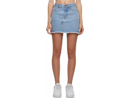 Džínová mini sukně Urban Classics (Velikost 26, Barva new light blue washed)