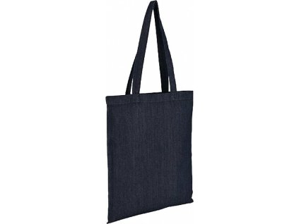 Džínová nákupní taška Fever, ucho 65 cm (Velikost 37 x 42 cm, Barva modrý denim)