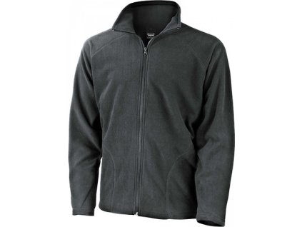 26868 4 extremne lehka mikrofleecova bunda s bocnimi kapsami seda uhlova vel s