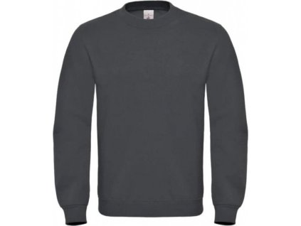 26844 1 fairtrade mikina bez zipu pres hlavu smes bavlna polyester seda tmava vel xxl