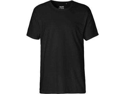 Fairtrade pánské triko z interlock úpletu v gramáži 220 g/m (Velikost S, Barva černá)