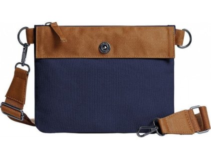 Hezká taštička Life se zipem a přes rameno (Barva modrá námořní, Velikost 23 x 18 x 0,1 cm)