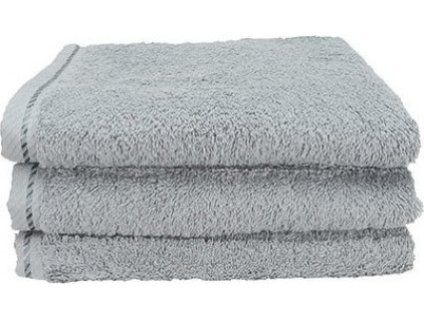 Hustě tkaný ručník na ruce 50 x 100 cm, 500 g/m (Velikost 50 x 100 cm, Barva šedá tmavá)