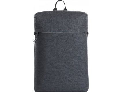 Jednoduchý batoh na notebook s plněním shora (Barva šedá melír, Velikost 27 x 40 x 13 cm)