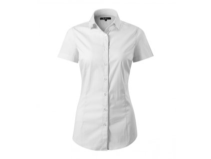 Jemně strečová slim fit košile Flash Malfini Premium, 73% bavny (Velikost S, Barva bílá)