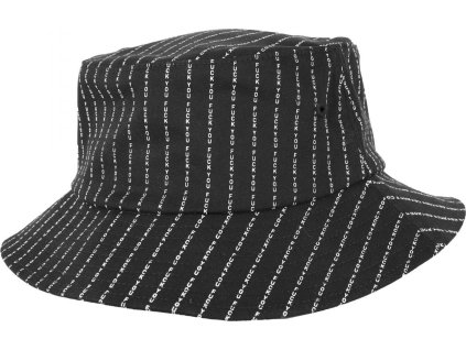 Klobouček s minimalistickým potiskem FUCK YOU (Barva černá, Velikost one size)