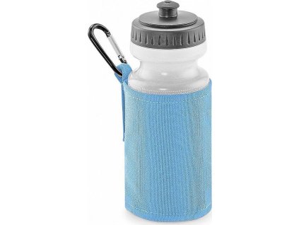 Láhev na vodu 500 ml s držákem a karabinou (Barva černá)