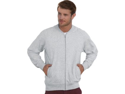 Lehká mikina s dlouhým zipem (Velikost S, Barva černá)