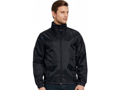 Lehká unisex větrovka Hammer s podšívkou a kapucí v límci (Velikost S, Barva oranžová)