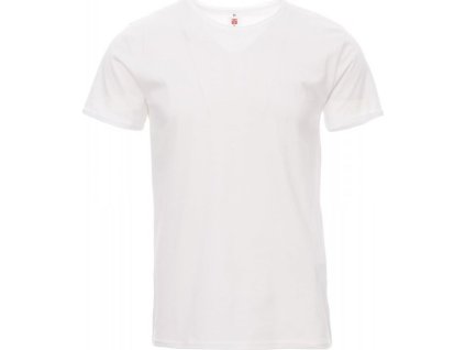 Lehké pánské bavlněné tričko Sound+ 140 g/m (Barva bílá, Velikost S)