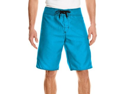 Lehké pánské kraťasy - plavky s kapsou na suchý zip (Velikost 30, Barva modrá melír)