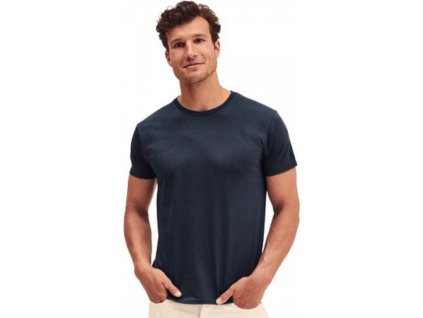 Lehké pánské rovné bavlněné tričko Iconic 150 g/m (Velikost S, Barva bílá)