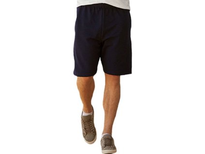 Lehké pánské šortky Fruit of the Loom (Velikost S, Barva černá)