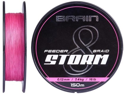 Pletená šňůra Storm 8X (růžová) 150m 0,10mm 13lb/5,9kg