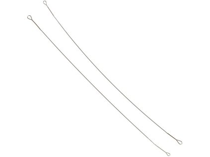 šňůrka č. 2 12 cm 10 kg/0,3 mm zákruty nezatavená (2 ks/balení)