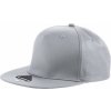 5-panelová snapback raperská čepice s rovným kšiltem (Barva černá)