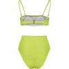Bandeau bikiny s vysokým pasem Urban Classics (Velikost L, Barva žlutá výrazná)