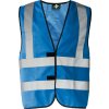 Bezpečnostní vesta se čtyřmi reflexními pruhy (Velikost L, Barva modrá)