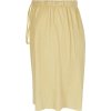 Dámská jednoduchá plisovaná sukně se šňůrkou v pasu Urban Classics (Velikost 3XL, Barva žlutá jemná )