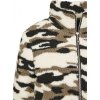 Dámská kamuflážová bunda do pasu s kožíškem (Velikost L, Barva kamufláž)