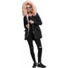 Dámská parka Urban Classics lemovaná měkkým kožíškem (Barva černá, Velikost L)