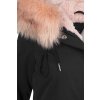 Dámská parka Urban Classics lemovaná měkkým kožíškem (Barva černá, Velikost L)
